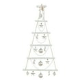 thumbnail image 2 of White Wall Christmas Tree Ladder Mini Light Up Hanging Decoration, 2 of 5