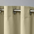 thumbnail image 5 of Exclusive Home Academy Total Blackout Grommet Top Curtain Panel Pair, 52"x96", Linen, 5 of 7