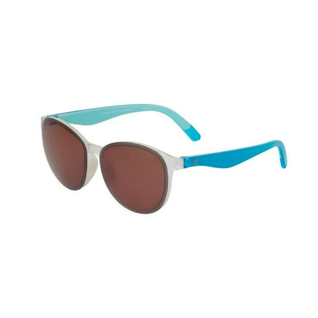 Ryders Eyewear Serra Polarized Sunglasses - Xtal Opal Blue Frame/Rose Lens Silver FM Polarized Lens - R07004C
