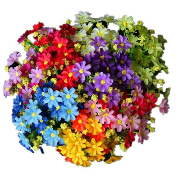 Ramo de hortensias artificiales - flores de seda de 30 cm de altura para centros de mesa de boda, decoración del hogar, decoraciones para fiestas, arreglos interiores y exteriores