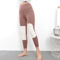 thumbnail image 4 of SGMVNU Lined Leggings Women with Pockets - Winter Warm Thermal High Waisted Yoga Pants for Running, Hiking, and Everyday Comfort(Coffee, XXXL), 4 of 8