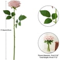 thumbnail image 3 of 12PC Black Roses Artificial Flowers Fake Roses Silk Realistic Roses Bouquet Flowers with Long Stems for Wedding Home Party Centerpieces Decorations, 3 of 5