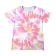 thumbnail image 1 of Hauts d'Été Décontractés Filles Garçons Mode Manches Courtes Dégradé Imprimé Hauts Enfant Col Rond Été Décontracté T-Shirt Ample, 1 of 6