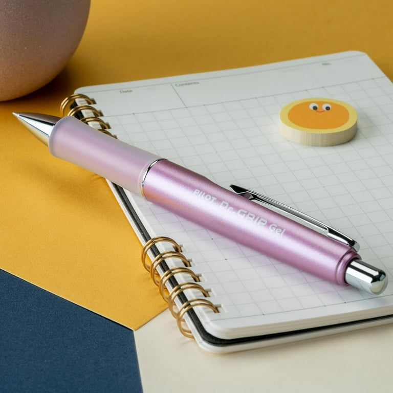 Dr. Grip Limited Gel Pen, Retractable, Fine 0.7 mm, Black Ink, Champagne Mauve Barrel Dr. Grip Limited Gel Pen, Retractable, Fine 0.7 mm, Black Ink, Champagne Mauve Barrel