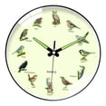 thumbnail image 3 of Reloj de pared redondo y silencioso de 8 pulgadas de diámetro, ideal para decorar paredes o como regalo. Perfecto para cafeterías. Marco negro, 3 of 9