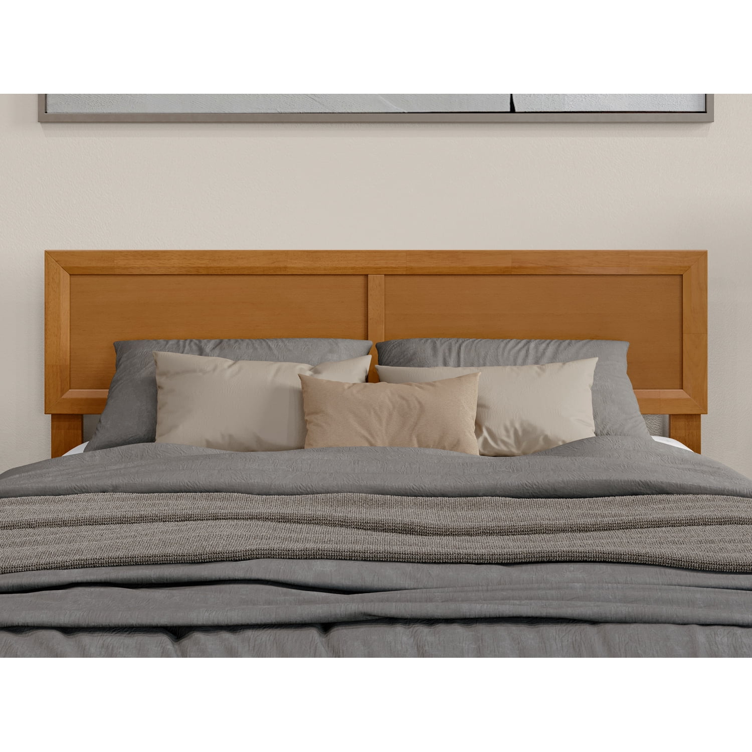 AFI, Sophia Queen Solid Wood Headboard, Light Toffee