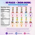 thumbnail image 2 of The Loaded Tea Shop Energy Drink Mix Sticks, Mom Mode 10 Pack, Sugar-Free, Zero Calories, 200mg Natural Caffeine, No Artificial Colors/Flavors, Powder Packets w/ B Vitamins, 2 of 6