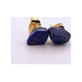 thumbnail image 4 of Natural Lapis Lazuli Gold Stud Earrings, 4 of 9