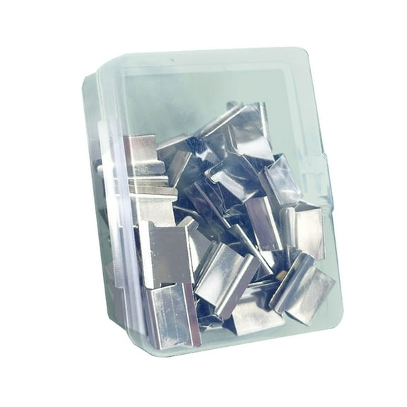 Clam Clips Dispenser, Binder Clam with Clips for Fixing Loose Leaf Paper Bookbinding Documents Assignments Home Office