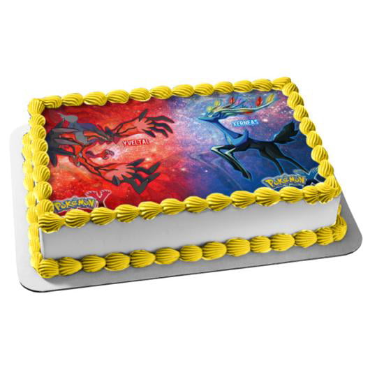 Pokemon Icing Birthday Edible Image Cake Topper Personalized Frosting Sheet 
