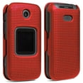 thumbnail image 4 of Nakedcellphone [Grid Texture] Snap-On Hard Case Cover with [Rotating/Ratchet] Belt Clip Holster Holder for Alcatel Go Flip 3, Alcatel Smartflip Phone (2019) 4052R/4052C/4052W, 4 of 10