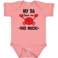 thumbnail image 3 of Inktastic My Tia Loves Me Nephew Boys or Girls Baby Bodysuit, 3 of 5