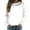 White, variant on Womens Sweatshirts Christmas Print Streetwear Crewneck Long Sleeve Pullover Tops