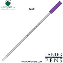 Lanier Combo Pack - 1 Pack - Monteverde Soft Roll Ballpoint C13 Paste Ink Refill Compatible with most Cross Style Ballpoint Pens - Purple (Medium Tip 0.7mm)