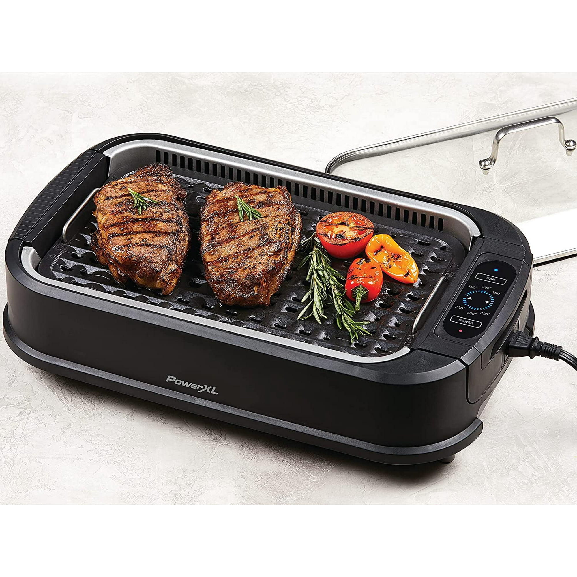 Power smokeless grill griddle plate hot sale