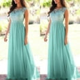 thumbnail image 2 of WTXUE Maxi Dress, Elegant Bridesmaid Coral Guest Women Applique Lace Dress Wedding Dresses Women's Dress, Plus Size Dress, Green Dress, Green 5XL, 2 of 9