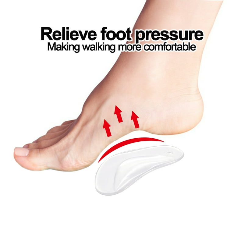Pairs Gel Arch Support Cushions for Men Women Comfortable
