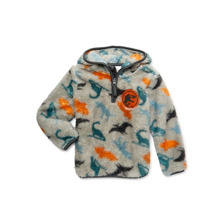 

Jurassic Park Toddler Boys Sherpa Quarter-Zip Fleece Hoodie Sizes 12M-7
