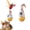 Colorful Feathers, variant on Wooden Wobble Cat Toy, Natural Beechwood Self-Righting Tumbler – 2-Pack Angry & Happy Carrot Kicker, Interactive Silent Cat Toy for Indoor Cats, Battery-Free Plush, Aesthetic Home Decor Gift