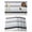 Light Blue, variant on Gray Stripe Placemats Set of 4, Modern Abstract Art Black Striped Rustic Placemats for Dining Table, Place Mats for Kitchen Tabletop, Waterproof Wipeable Dining Table Mats Set