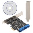 thumbnail image 1 of Pci-E De Escritorio De 4 Puertos A Usb3.0 Tarjeta Adaptadora De Expansión De Interfaz Dual Frontal De 19/20 Pines Minnieouse EL008011-00, 1 of 6
