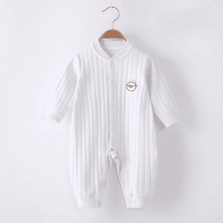 

Yidarton Newborn Jumpsuit Autumn And Winter Baby Clothes Boneless Newborn Baby Clothes Infant Clothes Light Blue