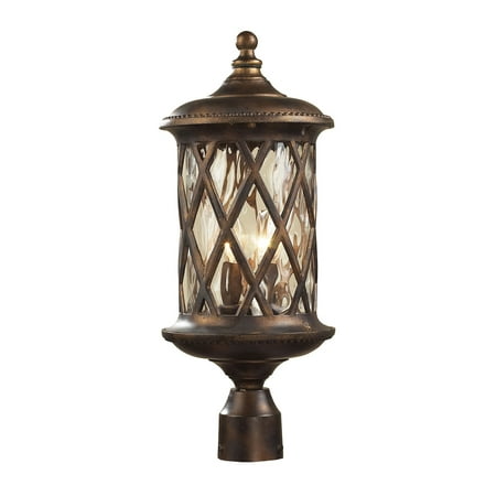 Barrington Gate 2-Light Outdoor Post Mount in Hazelnut Bronze