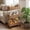 Natural, variant on Utility Slim Storage Cart,3-Tier Rolling Kitchen Office Laundry Room Cart,Mobile Shelving Unit Organizer for Living Room Bathroom Baby Diaper Narrow Places (White, UC-White-7.1inch)