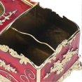 thumbnail image 3 of Rose Tissue Box Holder Gold Flower Elegant Style Vivid Colors Acrylic Tissue Box Cover for Tissue Napkin Paper, 3 of 3