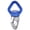 Blue Gray, variant on M Buder Outdoor Climbing Safety Rotational Device Swing 360 Degree Rotator Hanging Accessory for Yoga, Aerial Silks & Gymnastics, Black Blue (4.33 in / 11 cm)