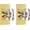 Polished Brass, variant on Gold Crystal Glass Passage Door Knobs Interior, Modern Satin Brass Door Knobs Heavy Duty for Closet Hallway