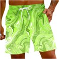 thumbnail image 2 of Puntoco Shorts De Playa Para Hombre Con Bolsillos Con Cordón, Shorts Estampados, Naranja Xxxxl, Pantalones Cortos Hombre, 2 of 6