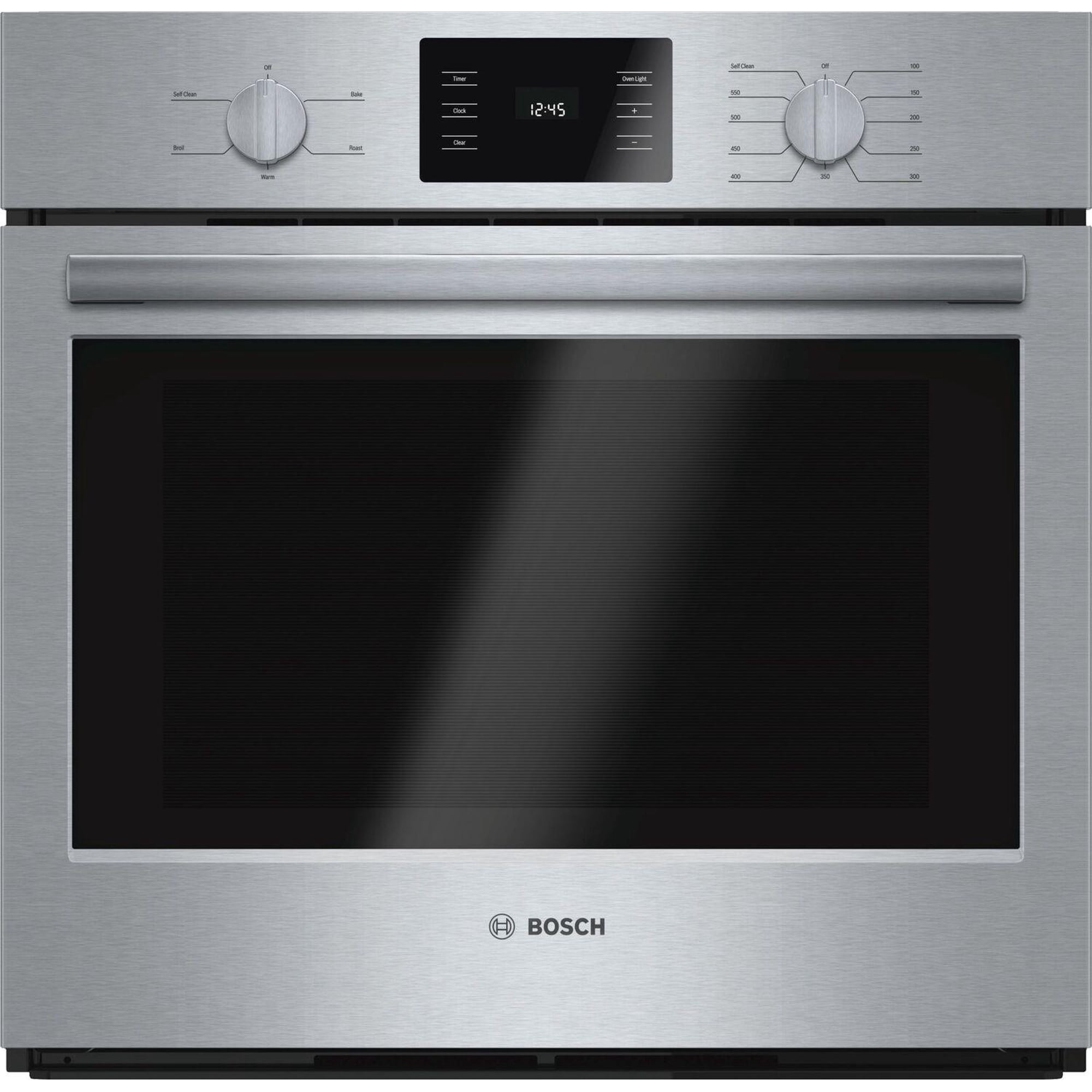 Bosch 500 Series HBL5351UC - Oven - built-in - niche - width: 28.5 in - depth: 23.5 in - height: 27 in - with self-cleaning - stainless steel