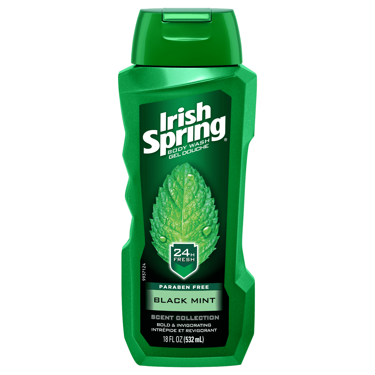 Irish Spring Men's Body Wash, Black Mint 18 fl oz