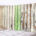 thumbnail image 5 of Tapiz geométrico de grano de madera retro, gran tamaño, decoración para colgar en la pared, decoración del hogar, mesita de noche, fondo bohemio, 5 of 5