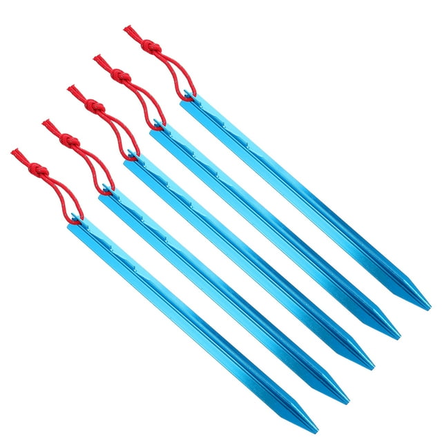 TABLETREANDS 5Ud Clavos Para Tienda En Azul Accesorios Para Camping Convenientes Y Duraderos