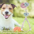 thumbnail image 4 of Flmtop Adjustable Core-Spun Metal Buckle Cotton Leash Harness Dog Traction Pull Rope Red, 4 of 8