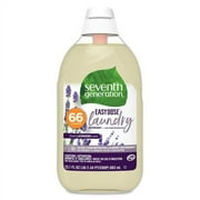 Seventh Generation Liquid Laundry Detergent Ultra Concentrated EasyDose, Fresh Lavender Scent, 23 oz, 66 Loads