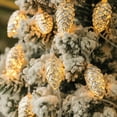 thumbnail image 5 of 6.5 FT Christmas Pine Cone Light String, Christmas Decorations for Home Gold Plastic Pinecone String Lights LED Lights String, Battery Operated, 20 Warm White LED Lights Clear Wire, 5 of 6