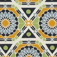 thumbnail image 3 of Hauteloom Greenough Wool Living Room, Bedroom Area Rug - Traditional, Transitional - Burnt Orange, Navy, Lime Green - 5' x 8', 3 of 4