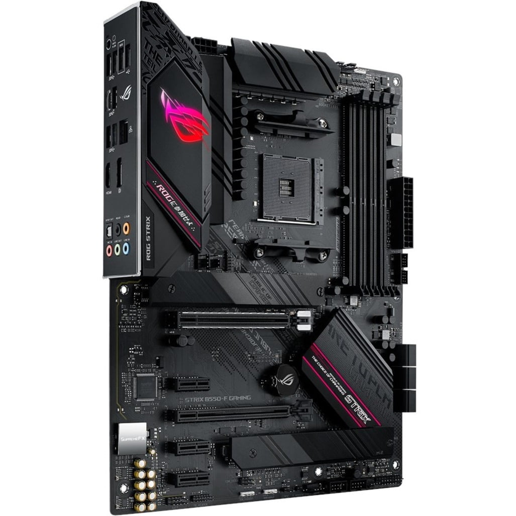 ASUS ROG Strix B550-F Gaming AMD AM4 Zen 3 Ryzen 5000 & 3rd Gen Ryzen ATX Gaming Motherboard (PCIe 4.0, 2.5Gb LAN, BIOS Flashback, HDMI 2.1, Addressable Gen 2 RGB Header and Aura Sync)