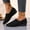 Black, variant on YOUYEDIAN Loafers for Women Spring Fall Pointed Toe Versatile Slip On Wedge Heel Shoes Fashion Comfortable Casual Shoes