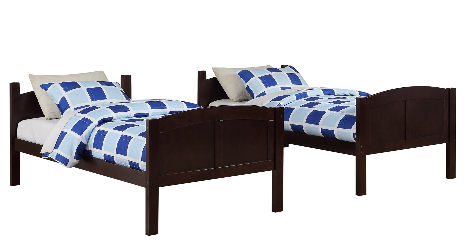 Angel Line Creston Twin Over Convertible Wood Bunk Bed Angel Line Creston Twin Over Convertible Wood Bunk Bed Espresso Com