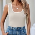 thumbnail image 4 of Womens Tank Tops Summer Sleeveless Undershirts Layering Basics Workout, 4 of 6