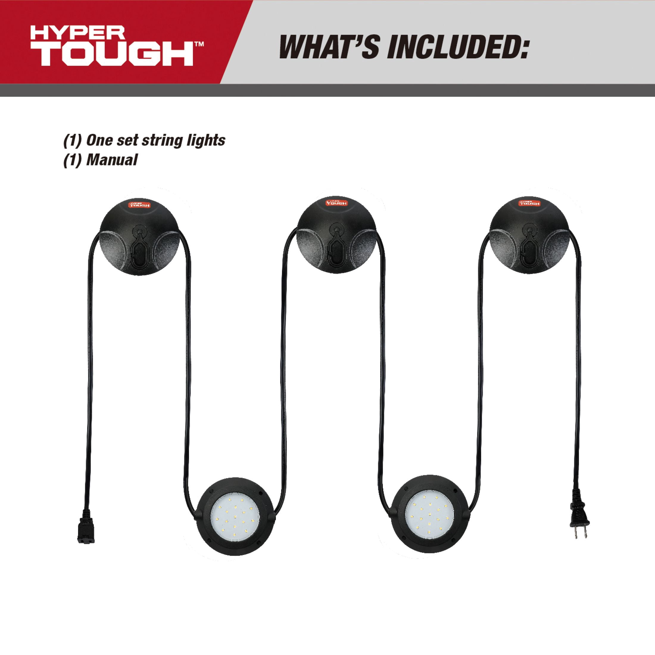 Hyper Tough 5000 Lumen LED String Work Lights