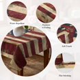 thumbnail image 5 of Retro American Flag Table Cloth Waterproof Tablecloths, Vintage Shabby US Flag Tablecloth Dining Table Cover for Kitchen Party Tabletop Outdoor, Rectangle Tablecloth 60x84 Inch, 5 of 9