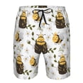 thumbnail image 3 of Fotbe Honey Bee Insect Trajes de Baño Estampados para Hombre, Shorts de Verano de Secado Rápido, Ropa de Playa, Bañadores-3X-Large, 3 of 6