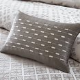 thumbnail image 4 of Madison Park MP10-1735 Biloxi Comforter Set Queen Silver,Queen, 4 of 5