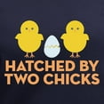thumbnail image 3 of CafePress - Hatched By Two Chicks Women's V Neck T Shirt - Women's V-Neck Dark T-Shirt, 3 of 4