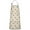 Beige Cow Flower, variant on Black White Cow Pattern Apron-Garden Aprons for Women with Pockets-Cotton Linen Waterproof Kitchen Cooking Gardening Aprons Adjustable for Kitchen,Cooking,BBQ and Salon 33x27 Inch
